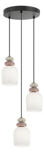 Lampadario sospeso su cavo HILDA 3xE14/40W/230V nero/marrone