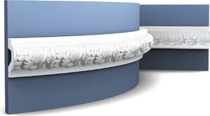 Orac Decor P3020F Luxxus Modanatura flessibile per pareti Modanatura decorativa Modanatura a fregio Decorazione a stucco Profilo dettagliato a rilievo vivo | 2 metri