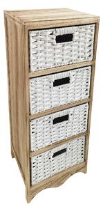 CRONO - mobiletto in legno con 4 cassetti