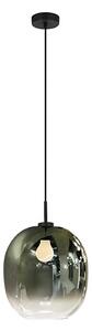 Lampada a sospensione con cavo MIRROR 1xE27/14W/230V verde fumé