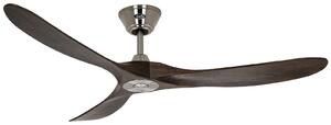 ECO GENUINO Ventilatore da soffitto cromato/noce 152 cm CasaFan, Eco Genuino, Legno, Soggiorno, Legno, Moderno