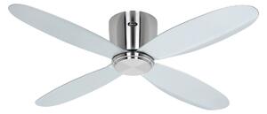 ECO PLANO II Ventilatore da soffitto Smart Ø 112 cm argento CasaFan, Eco Plano II, Metallizzato, Soggiorno, Plastica, Moderno