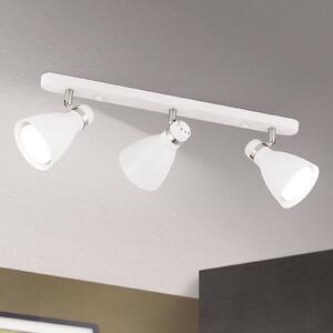 ORION Spot da soffitto School, 3 luci, bianco