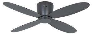 Ventilatore da soffitto ECO PLANO II Smart 112 antracite CasaFan, Eco Plano II, Grigio, Soggiorno, Plastica, Moderno