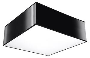 Lampada da soffitto HORUS nero 1xE27 15W PVC 11x25x25cm Sollux Lighting