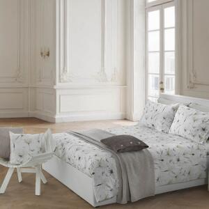 Copriletto Trapuntato In Percalle Light Flowers Matrimoniale - 270X260 Bellora Floreale Naturale Caleffi