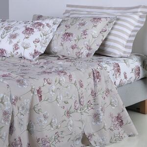 Completo Copripiumino In Null Lisianthus 155X255 Emporium Rosa Caleffi