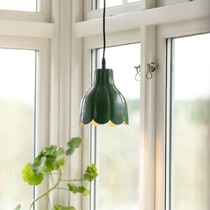 PR Home Lampada a sospensione Tulippa Ø 17 cm, verde, spina