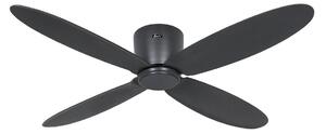 Ventilatore da soffitto ECO PLANO II Smart 132 antracite CasaFan, Eco Plano II, Grigio, Soggiorno, Plastica, Moderno