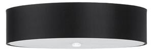 Lampada a soffitto SKALA 50 nero 5xE27 15W tessuto/vetro/acciaio 16x50x50cm Sollux Lighting