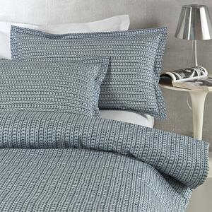 Completo Lenzuola In Percalle Tricot Piazza E Mezza - 200X290 125X205 + 1 Federa 50X80 Emporium Moderno Acqua Caleffi