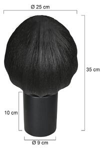 Mexlite Lampada da tavolo Bloeba, Nero, Soggiorno / Sala da pranzo, Tessuto / Stoffa / Seta, Lampada da tavolo