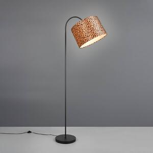 Reality Leuchten Lampada ad arco Pardina, Marrone / Ruggine, Soggiorno / Sala da pranzo, Metallo, Moderno, Lampada da terra