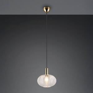 Reality Leuchten Lampada a sospensione Elvezia, dimmerabile, Chiaro / Trasparente, Soggiorno / Sala da pranzo, Vetro, Lampada a sospensione