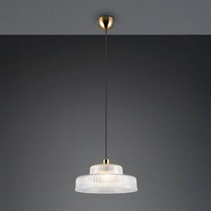 Reality Leuchten Lampada a sospensione Abella, dimmerabile, Chiaro / Trasparente, Soggiorno / Sala da pranzo, Vetro, Lampada a sospensione
