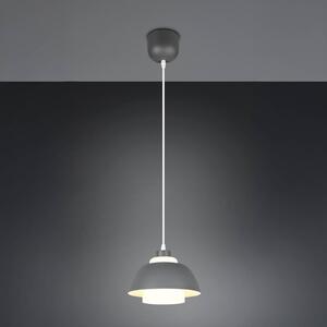 Reality Leuchten Lampada a sospensione Tilos, dimmerabile, Nero, Soggiorno / Sala da pranzo, Metallo, Moderno, Lampada a sospensione
