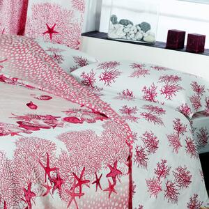 Copriletto Trapuntato In Percalle Coral Beach Matrimoniale - 270X260 Emporium Moderno Rosso Caleffi