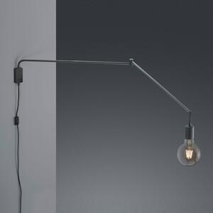 Trio Lighting Applique Line con cavo + spina, nero