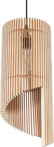Lampada a sospensione ALEXIA in legno 1xE27 15W legna 120x21x21cm Sollux Lighting