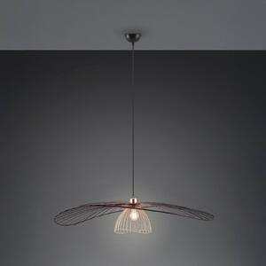 Reality Leuchten Lampada a sospensione Lauris, dimmerabile, Nero, Soggiorno / Sala da pranzo, Metallo, Moderno, Lampada a sospensione