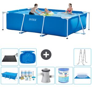 Piscina fuori terra rettangolare - 300x200x75 cm - composta da 9 elementi - modello S40224