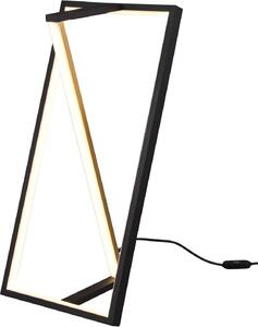 Lampada da tavolo LED EDGE nero-oro 9W, tonalità di bianco, 950 lm, metallo, dimensioni: 44x21x17,5 cm, IP20, Trio