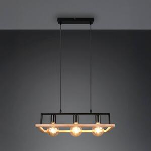 Reality Leuchten Lampada a sospensione Bano, dimmerabile, Nero, Soggiorno / Sala da pranzo, Metallo, Moderno, Lampada a sospensione