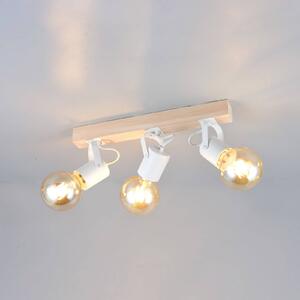 Reality Leuchten Plafoniera soffitto Lynar, dimmerabile, Bianco / Opale, Soggiorno / Sala da pranzo, Metallo, Moderno, Plafoniera