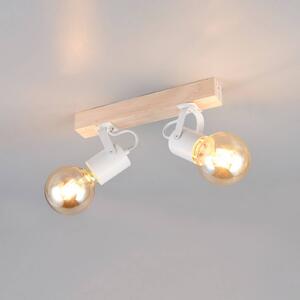 Reality Leuchten Plafoniera soffitto Lynar, dimmerabile, Bianco / Opale, Soggiorno / Sala da pranzo, Metallo, Moderno, Plafoniera
