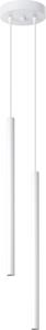 Lampada a sospensione PASTELO 2 bianco 2xG9 8W acciaio 118x15x15cm Sollux Lighting