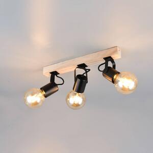 Reality Leuchten Plafoniera soffitto Lynar, dimmerabile, Nero, Soggiorno / Sala da pranzo, Metallo, Moderno, Plafoniera