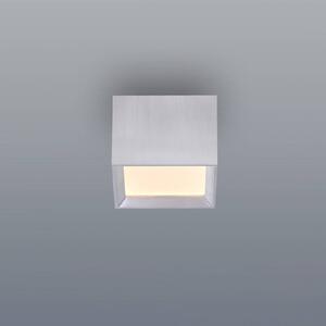 PURE Plafoniera soffitto Manhatten, dimmerabile, Alluminio / Grigio / Zincato, Corridoio, Alluminio, Moderno, Plafoniera