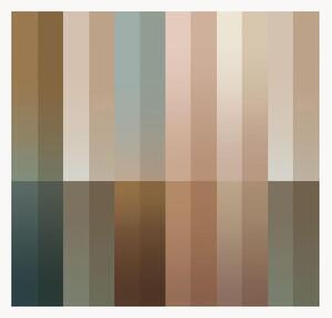 Carta da parati Frans Uyterlinde - Gradient Stripes