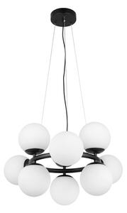 Lampadario moderno a sfera nero LEDO W9