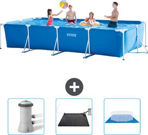 Piscina fuori terra rettangolare - 450x220x84 cm - Struttura in 4 parti - Modello SCB79