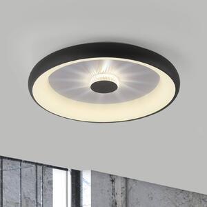 JUST LIGHT. Plafoniera Vertigo LED, CCT, Ø 61,5 cm, nero