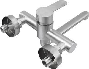 Rubinetto per lavabo - Montaggio a vista - Corpo in acciaio inossidabile 304 - Caratteristiche interne in acciaio inossidabile - Superficie liscia - Facile da pulire