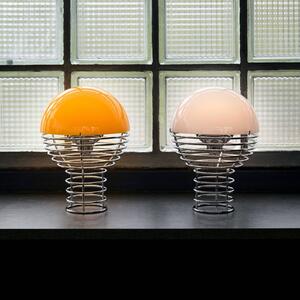 Verpan Lampada da tavolo di design Wire, dimmerabile, Cromo / Argento, Soggiorno / Sala da pranzo, Acciaio Inox, Design, Lampada da tavolo