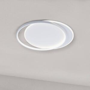 Viokef Plafoniera a LED Evelyn, Bianco / Opale, Soggiorno / Sala da pranzo, Alluminio, Moderno, Plafoniera LED