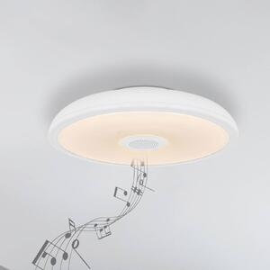 Globo Plafoniera LED Raffy altoparlante RGBW bianco