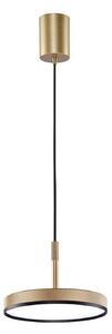 Viokef Lampada LED a sospensione Don, color oro, Ø 20 cm, metallo Don, Ottone / Oro, Soggiorno / Sala da pranzo, Alluminio, Moderno