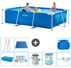 Piscina fuori terra rettangolare - 300x200x75 cm - 9 pezzi - Modello S40219