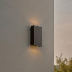 Nordlux Applique da esterni LED Fold Seaside up/down, 15 x 21 cm, nero
