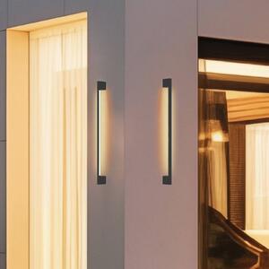 Viokef Applique da esterni LED Tessa, grigio scuro, altezza 90 cm, metallo