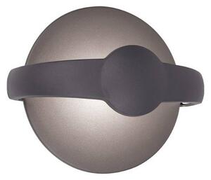 Viokef Applique da esterno LED Mayorka, grigio scuro, larghezza 22 cm, IP65