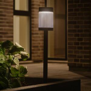 Nordlux Lampione solare Coupar, nero, alluminio, IP44