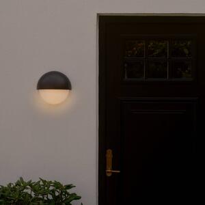 Nordlux Applique da esterno Scorpius Maxi Round, nero, plastica