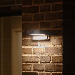 Nordlux Applique da esterno a LED Saulio, nero, alluminio, IP44