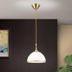 ORION Lampada a sospensione Old Lamp cavo tessuto 1 luce