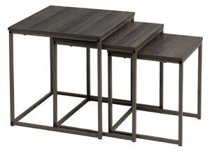Set di 3 tavoli pieghevoli 40x40 cm - Casa Selección